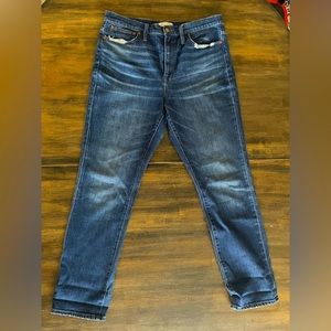 Madewell Women’s High Rise Slim Boy Jean, Sz 31